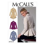 Mccall's Patterns 7513 A5,Misses Jackets,Sizes 6-14, Tissue, Multi/Colour, 17 x 0.5 x 0.07 cm