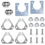 Go-Kart Live Axle Bearing Kit 1-1/4" Bearing Kit (3-Hole) Kit Fit Perfectly with Go Karts Mini Bikes/Trikes/Off Road ATV