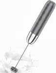 Maestri House Rechargeable Milk Frother, Handheld Electric Foam Maker Waterproof Detachable Stainless Steel Whisk Drink Mixer Foamer Mini Blender for Matcha, Lattes, Cappuccino