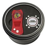 NHL Chicago Blackhawks 13553 Tin Gift Set with Switchfix Divot Tool and Golf Chip, Team Color, One Size