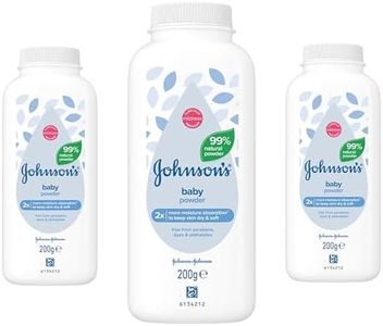 3 x Johnson's Poudre de talc pour bébé 200g chacun