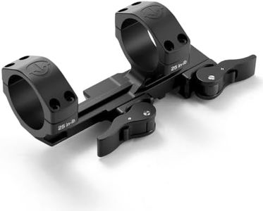 Techhunters Precision Rifle Scope Mounts - 7075 Aluminum Quick Release Picatinny Cantilever Scope Mounts 1.54 inch Center High (1inch/25.4mm)