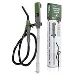 TERA PUMP High Volume Rechargeable Battery Gas Can Pump [Improved 3.1 GPM Powerful Suction That Lasts] 20% More Power - Refuel from Greater Distances, Elongated 60 inch Hose w/Nozzle Control