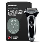 Panasonic Arc5 Electric Razor Shaver, Men's 5-Blade Cordless with Shave Sensor Technology and Wet/Dry Convenience, ES-LV65-S, Multicolour