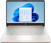 HP Stream 14-inch Laptop, Intel Celeron N4000, 4 GB RAM, 64 GB eMMC, Windows 11 Home in S Mode with Office 365 Personal for 1 Year (14-cb187nr, Diamond White)