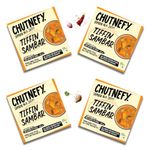 Chutnefy - Home Style Sambar for South Indian Breakfast - Pack of 4-120ml Each| Delicious Instant & Ready-to-Eat | No Preservatives or Additives