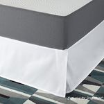 SmartBase Easy On / Easy Off Bed Skirt for 14 Inch SmartBase Mattress Foundation, Twin XL