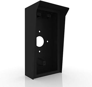 Housing for Flush Mount Video Intercom Gate Entry System V2 (Standard, Stainless Steel, Black)