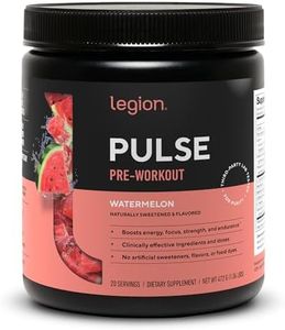 LEGION Pulse Pre Workout - All Natural Nitric Oxide Preworkout Drink to Boost Energy, Creatine Free, Naturally Sweetened, Beta Alanine, Citrulline, Alpha GPC (Watermelon)