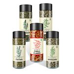 Sprig Italian Herbs Combo Offer Pack Basil,Thyme, Rosemary and Oregano Herbs (Buy 4 Get Chilli Flakes Free)