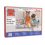 CocoMoco Kids Build Your Own City 48 Pieces Road Track, Flexible Road Puzzle Pretend Play Car Race Track Set, Educational Toy for Kids Ages 5+ Years Boys Girls