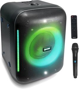 Gemini Sound GRV-650L UltraRave | 320W Portable Bluetooth Speaker with Dynamic LED Lighting & Wireless Microphone | USB, Aux, TWS Stereo Pairing | Ideal for Home, Parties, Karaoke