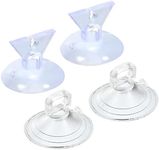 MECCANIXITY Bulb Changers, 35mm 38mm Dia. PVC Suction Cup Light Lamp Replacing Tools for GU10 MR16 Bulbs, 2 Size Clear, Pack of 4