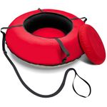 Teflever 40" Snow Tubes for Sledding Heavy Duty, Snow Tube with Canvas Cover and Inner Seat