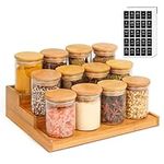 ComSaf Spice Rack with Jars and Lab
