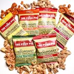 The Posh Pig Mixed Flavoured Double Hand Cooked Premium Pork Crackling (18x40g Packets) High Protein, Low Carb.