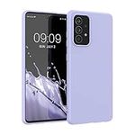 kwmobile Case Compatible with Samsung Galaxy A52 / A52 5G / A52s 5G Case - Soft Slim Protective TPU Silicone Cover - Light Lavender