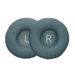 kwmobile Ear Pads Compatible with Philips H4205 Earpads - 2x Replacement for Headphones - Blue Grey