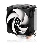 ARCTIC Freezer 7 X - Compact Multi-Compatible CPU Cooler, 100 mm PWM Fan, Compatible with Intel & AMD, Intel LGA1851 & LGA1700, 300-2000 rpm (PWM Controlled), Pre-Applied MX-4 Thermal Paste