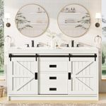 AMERLIFE 61" Farmhouse Double Bathr