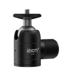 SIOTI Tripod Mini Ball Head, Swivel Mini Ball Head, Panoramic 360° Vertical Pan 90°, Compatible with Digital Camera/Compact DSLR/Cell Phone/Monopod/Light Stand/Action Camera etc.