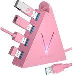 FlyingVHUB 4-Port USB 3.0 Data Hub Pink