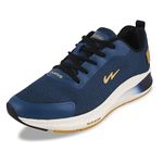 Campus Men's MADRIAN M.BLU/Gold Running Shoes - 8UK/India 22G-1046