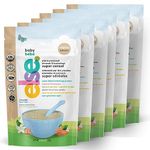 Else Baby Cereal Stage 2 - Almond & Buckwheat Cereal - Plant Based Cereal, Baby Food for 6 Months+ - Balanced, Made w/Real Whole Foods, Clean Label Purity Certified (Original, 228g, 6-Pack)