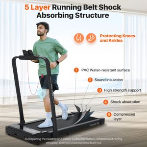 Mobvoi Foldable Treadmill – 12km/h Compact Walking Running Machine