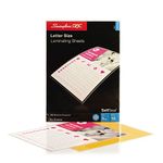 Swingline GBC SelfSeal Self Adhesive Laminating Sheet, Letter Size, Glossy, 3 Mil, 10 Pack (3747308)