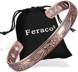 Feraco Copper Bracelet for Women, U