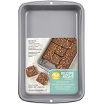 Wilton 03-3135 Biscuit/Brownie Tin, Recipe Right, Non Stick, 27.9cm x 17.7cm x 3.81cm (11in x 7in x 1.5in), Steel