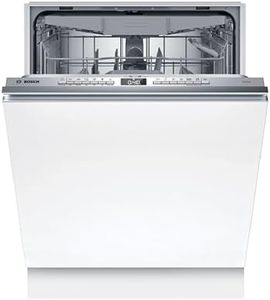 Bosch SBV4HVX14E Serie 4 Vollintegrierter Geschirrspüler, 60 cm, XXL, VarioFlex-Körbe und VarioSchublade, Info Light, Silence Programm, Smart Start, Eco 50 °C für geprüfte Hygieneleistung