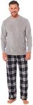 Toro Rocco Mens Fleece Pyjama Set L