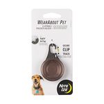 Nite Ize, Inc. WATP-06T-R6 Nite IZE Wearabout Clippable, Apple AirTag Locking Carabiner for Pets, Smoke Tracker Holder, 1 Count (Pack of 1)