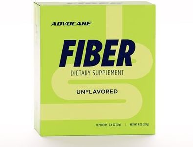AdvoCare Fiber Dietary Supplement - Daily Powder Supplement with Soluble & Insoluble Fiber - Blend Includes Psyllium Seed & Corn - Supports Digestive Health* - Unflavored - 10 Pouches