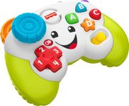 ​Fisher-Price Laugh & Learn Baby & Toddler Toy Game & Learn Controller Pretend Video Game with Music & Lights for Ages 6+ Months​ Multilanguage Version​