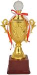 TROPHY JUNCTION Wood Trophy (Gold, 11 inches)