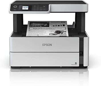 Epson EcoTank ET-M2170 Wireless Monochrome All-in-One Supertank Printer with Ethernet PLUS 2 Years of Unlimited Ink*,White