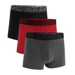 Under Armour Mens Performance Boxers 3 Baby Pack Underwear Multi S