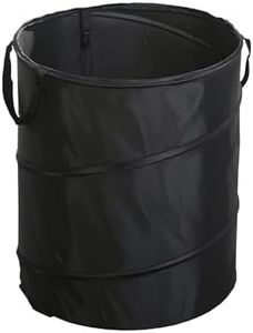 ANTING PRODUCTS 10 Gallon Camping Trash Can,Camping Trash Can Collapsible, Pop up Trash Can for Camping, Travel, Outdoor,Home,Black Color