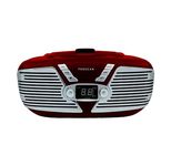 Sylvania SRCD211-RED Retro Portable CD Radio Boombox