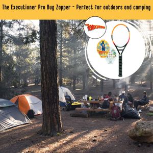 Executioner Pro Electric Fly Zapper Racket – Mosquito & Insect Killer