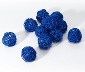 KERYAR 12 Pcs Wicker Rattan Balls D