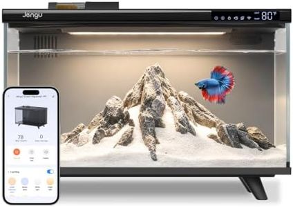 M1 5.3 Gallon Smart Fish Tank, App-Controlled Betta Aquarium Starter Kit