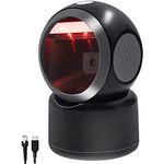 Barcode Scanner,Symcode USB 1D Laser Wired Barcode Scanner Bar-code Reader