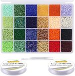 EuTengHao 14400pcs Glass Seed Beads