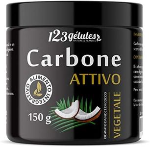 Carbone Attivo Vegtale Ricavato da noce di cocco polvere 150g