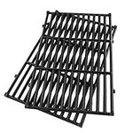 WELL GRILL 7638 44.5CM Grill Grates for Weber Spirit 300 Series, Spirit I & II 310, E/S 310, 320 & 330, Spirit 300/700, Genesis 1000-3500, Cast Iron Cooking Griddle Replacement Parts