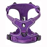 Truelove Dog Harness TLH5651 No-pull Reflective Stitching Ensure Night Visibility, Outdoor Adventure Big Dog Harness Perfect Match Puppy Vest Now Available (Purple,S)